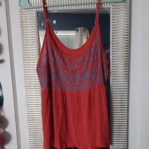 Leight Weight Flowy Red Camisole